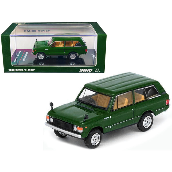 Land Rover Range Rover Classic RHD (Right Hand Drive) Lincoln Green 1/64 Diecast Model Car by Inno Models