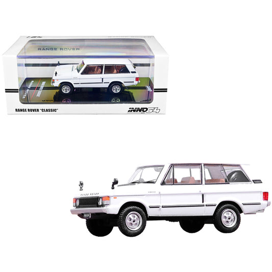 Land Rover Range Rover Classic RHD (Right Hand Drive) White 1/64 Diecast Model Car by Inno Models