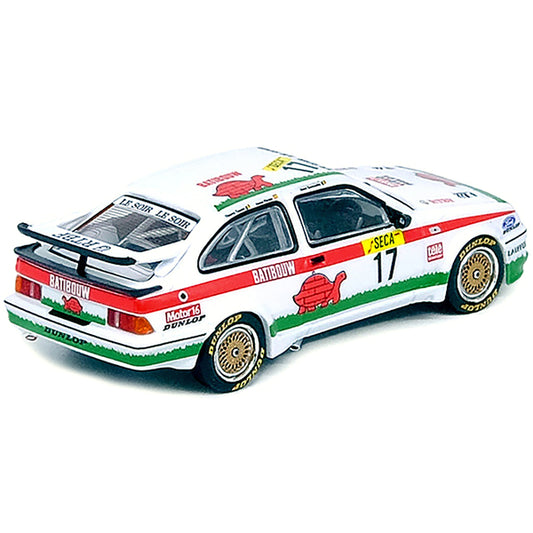 Ford Sierra RS500 Cosworth RHD (Right Hand Drive) #17 Alain Semoulin - Jesus Pareja - Thierry Tassin "BATIBOUW" WTCC World Touring Car Championship Spa 24 Hours (1987) 1/64 Diecast Model Car by Inno Models