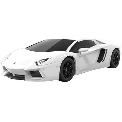 Skill 1 Model Kit Lamborghini Aventador LP 700-4 White Snap Together Model by Airfix Quickbuild