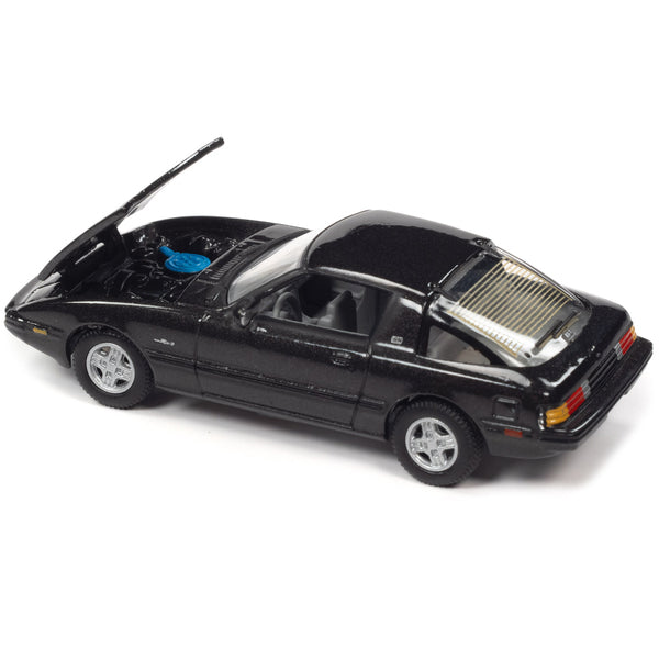 1982 Mazda RX-7 Tornado Silver Metallic "Classic Gold Collection" Series Limited Edition to 12480 pieces Worldwide 1/64 Diecast Model Car by Johnny Lightning