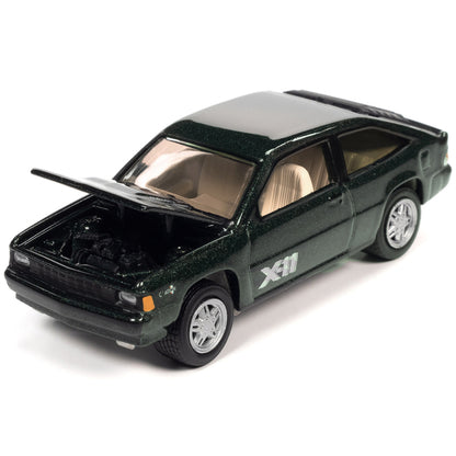 1981 Chevrolet Citation X-11 Dark Green Metallic "Classic Gold Collection" Series Limited Edition to 8476 pieces Worldwide 1/64 Diecast Model Car by Johnny Lightning