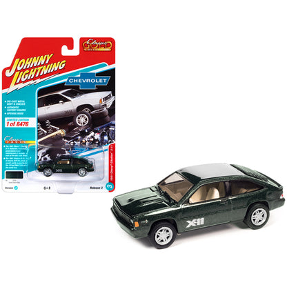 1981 Chevrolet Citation X-11 Dark Green Metallic "Classic Gold Collection" Series Limited Edition to 8476 pieces Worldwide 1/64 Diecast Model Car by Johnny Lightning