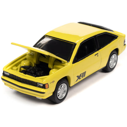 1981 Chevrolet Citation X-11 Bright Yellow "Classic Gold Collection" Series Limited Edition to 8476 pieces Worldwide 1/64 Diecast Model Car by Johnny Lightning