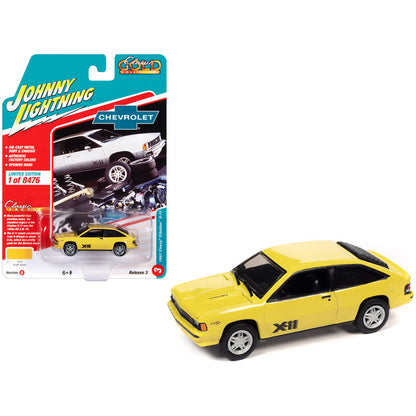 1981 Chevrolet Citation X-11 Bright Yellow "Classic Gold Collection" Series Limited Edition to 8476 pieces Worldwide 1/64 Diecast Model Car by Johnny Lightning