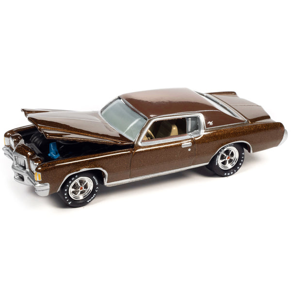 1971 Pontiac Grand Prix Bronzini Gold Metallic "Classic Gold Collection" Series Limited Edition to 8476 pieces Worldwide 1/64 Diecast Model Car by Johnny Lightning