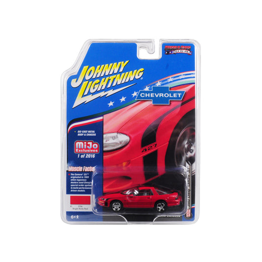 2002 Chevrolet Camaro ZL1 427 Red "Muscle Cars USA" Limited Edition to 2016 pieces Worldwide 1/64 Diecast Model Car by Johnny Lightning