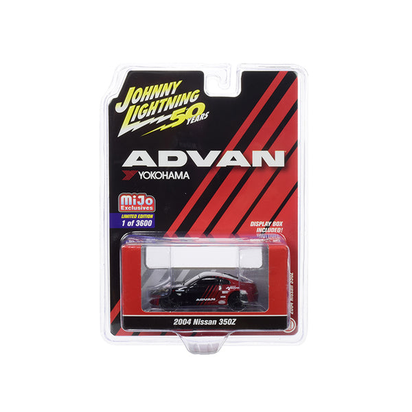 2004 Nissan 350Z ADVAN Yokohama "Johnny Lightning 50th Anniversary" Limited Edition to 3600 pieces Worldwide 1/64 Diecast Model Car by Johnny Lightning