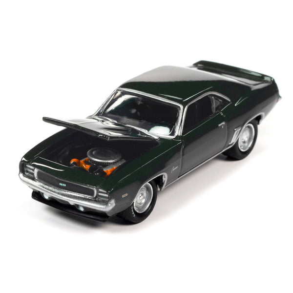 1969 Chevrolet COPO Camaro RS Fathom Green Metallic "MCACN (Muscle Car and Corvette Nationals)" Limited Edition to 4140 pieces Worldwide "Muscle Cars USA" Series 1/64 Diecast Model Car by Johnny Lightning