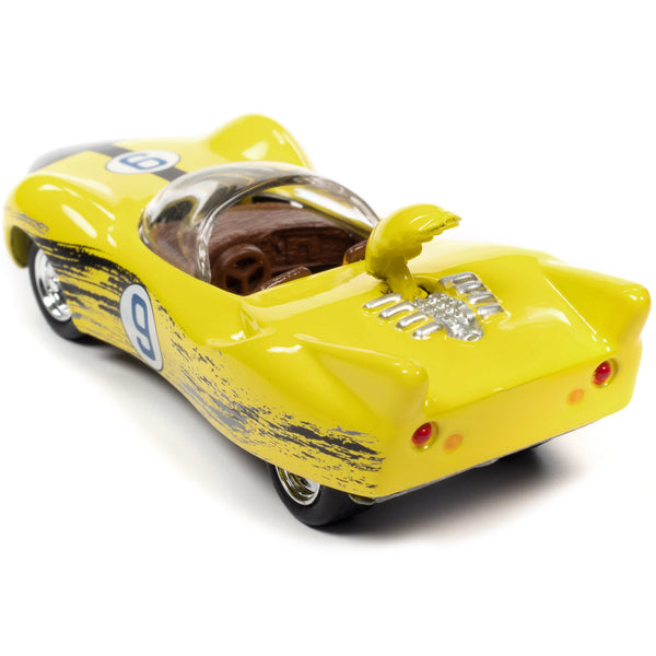 Racer X's Shooting Star (Raced Version) "Speed Racer" (1967) TV Series "Pop Culture" 2022 Release 2 1/64 Diecast Model Car by Johnny Lightning