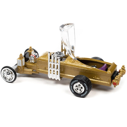 Barris Drag-U-La "The Munsters" "Trivia Pursuit" with Poker Chip Collector's Token and Game Card "Pop Culture" 2022 Release 3 1/64 Diecast Model Car by Johnny Lightning