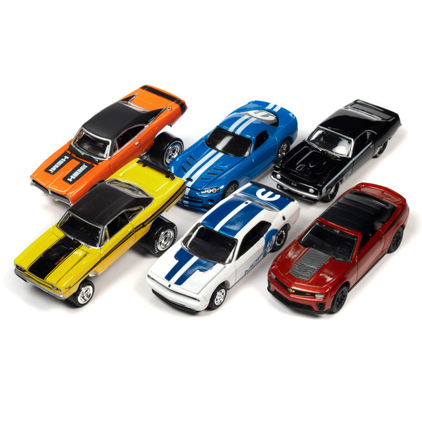 Johnny Lightning "2-Packs" 2023 Set A of 6 pieces Release 1 1/64 Diecast Model Cars by Johnny Lightning