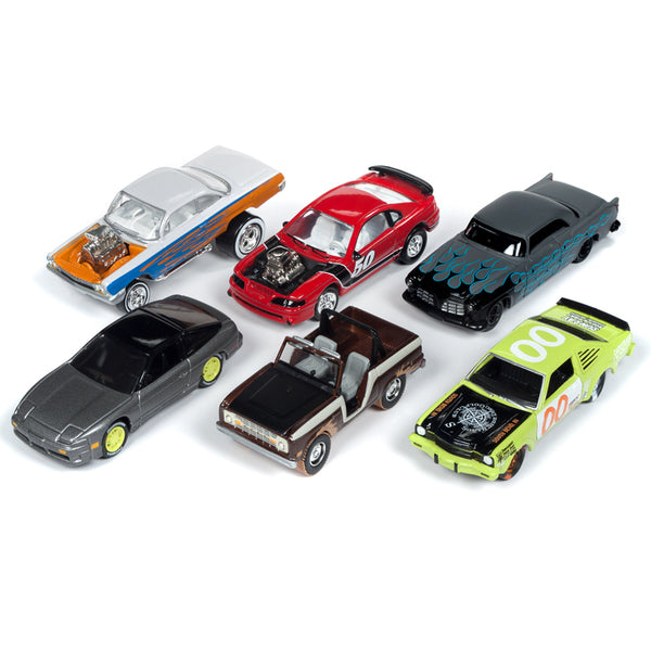 "Street Freaks" 2019 Set B of 6 Cars Release 1 Limited Edition to 3000 pieces Worldwide 1/64 Diecast Models by Johnny Lightning