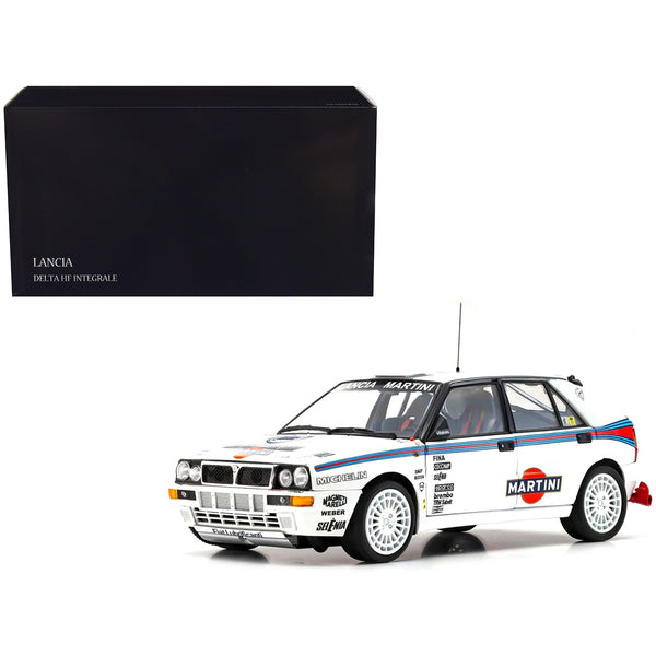 Lancia Delta HF Integrale Evoluzione Test Car White "Martini Racing" 1/18 Diecast Model Car by Kyosho