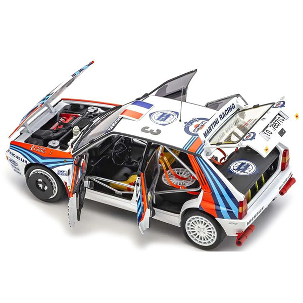 Lancia Delta HF Integrale Evoluzione #3 Didier Auriol - Bernard Occelli "Martini Racing" 3rd Place "Tour de Corse - Rallye de France" (1992) 1/18 Diecast Model Car by Kyosho