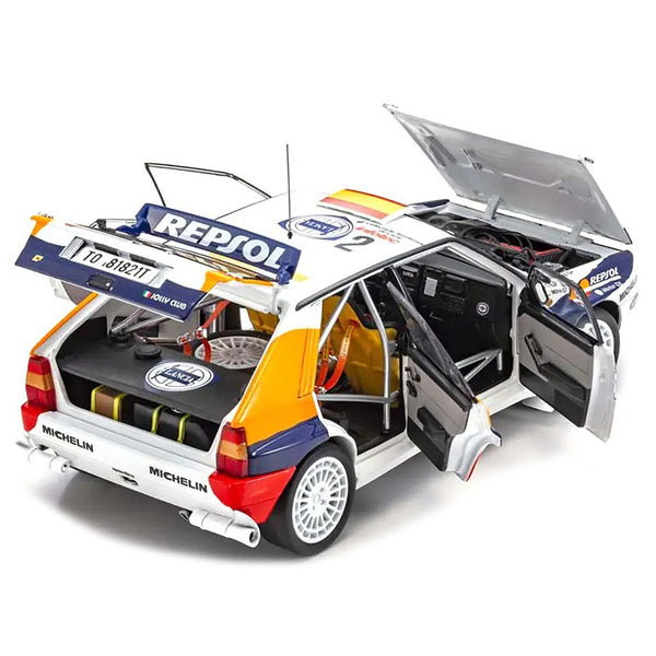 Lancia Delta HF Integrale Evoluzione #2 Carlos Sainz - Luis Moya "Jolly Club" "Tour de Corse - Rallye de France" (1993) 1/18 Diecast Model Car by Kyosho