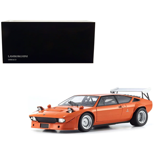 Lamborghini Urraco Rally Orange 1/18 Diecast Model Car by Kyosho