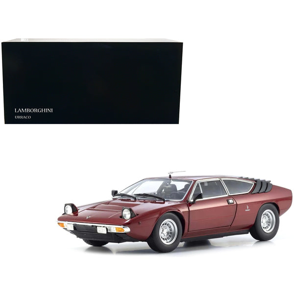 Lamborghini Urraco Rally Red Metallic 1/18 Diecast Model Car by Kyosho