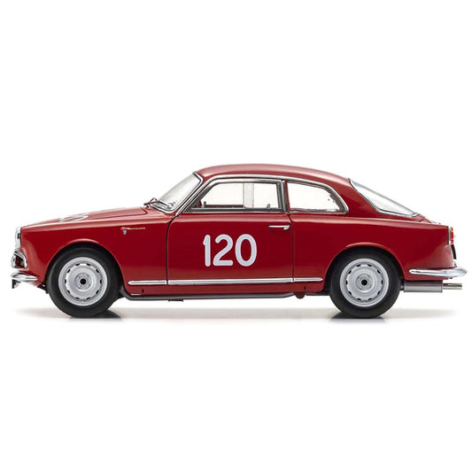 Alfa Romeo Giulietta SV #120 Giorgio Becucci - Pasquale Cazzato "Mille Miglia" (1956) 1/18 Diecast Model Car by Kyosho