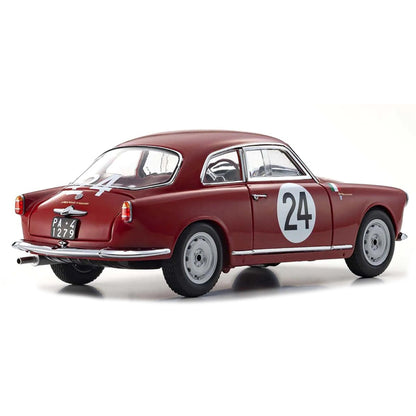 Alfa Romeo Giulietta SV #24 Nini Todaro - Nessuno GT1.3 Class Winner "Targa Florio" (1958) 1/18 Diecast Model Car by Kyosho