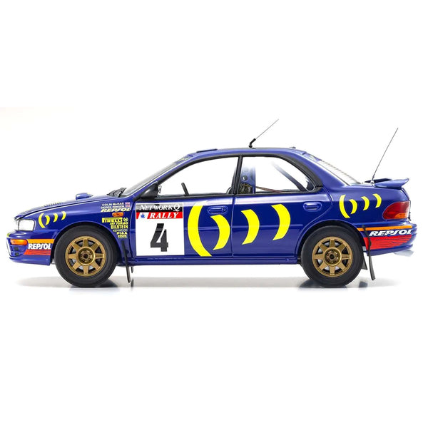 Subaru Impreza #4 Colin McRae - Derek Ringer Winner "RAC Rally" (1994) 1/18 Diecast Model Car by Kyosho