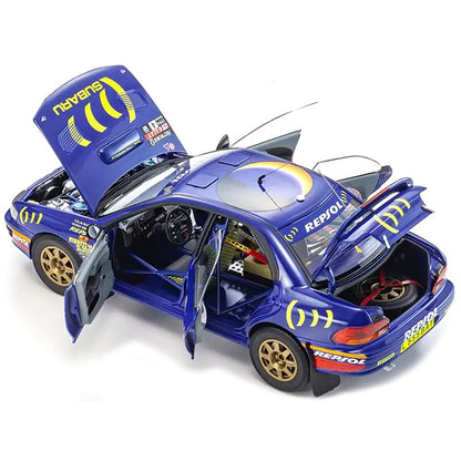 Subaru Impreza #4 Colin McRae - Derek Ringer Winner "RAC Rally" (1994) 1/18 Diecast Model Car by Kyosho