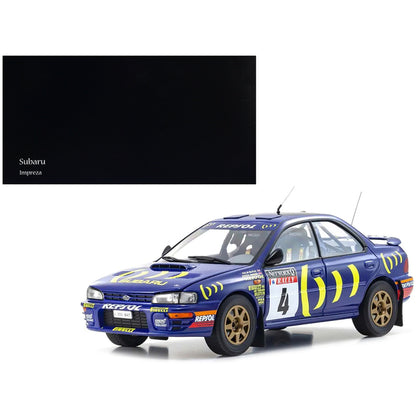 Subaru Impreza #4 Colin McRae - Derek Ringer Winner "RAC Rally" (1994) 1/18 Diecast Model Car by Kyosho