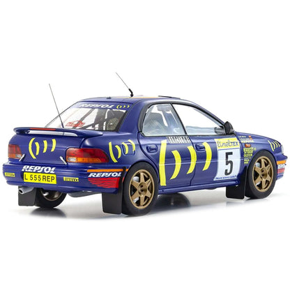 Subaru Impreza #5 Carlos Sainz - Luis Moya Winner "Monte-Carlo Rally" (1995) 1/18 Diecast Model Car by Kyosho