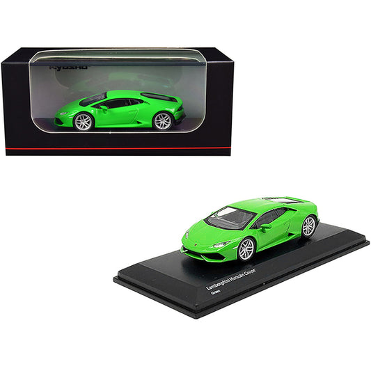 Lamborghini Huracan Coupe Bright Green 1/64 Diecast Model Car by Kyosho