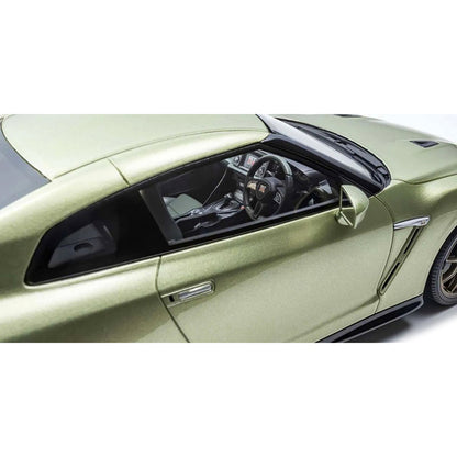 Nissan GT-R Premium Edition T-Spec RHD (Right Hand Drive) Millenium Jade Green Metallic 1/18 Model Car by Kyosho