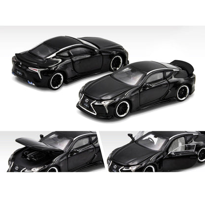 Lexus LC500 LB Works RHD (Right Hand Drive) Dark Black Limited Edition to 1200 pieces 1/64 Diecast Model Car by Era Car