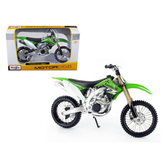 Kawasaki KX 450F Green 1/12 Diecast Motorcycle Model by Maisto