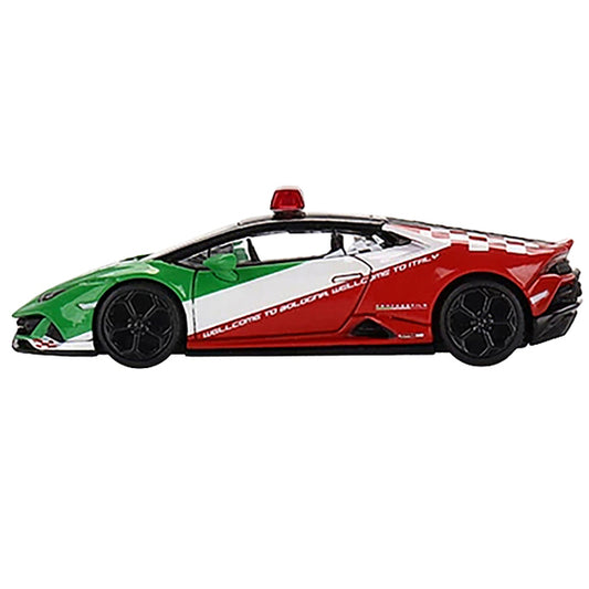 Lamborghini Huracan EVO "Bologna Airport Follow-Me Car" (2020) Limited Edition to 3600 pieces Worldwide 1/64 Diecast Model Car by True Scale Miniatures