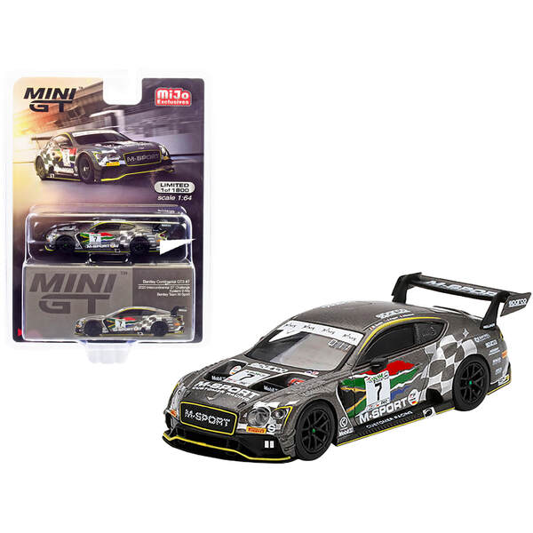 Bentley Continental GT3 RHD (Right Hand Drive) #7 "Bentley Team M-Sport" Kyalami 9 Hours Intercontinental GT Challenge (2020) Limited Edition to 1800 pieces Worldwide 1/64 Diecast Model Car by True Scale Miniatures