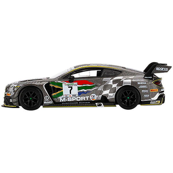 Bentley Continental GT3 RHD (Right Hand Drive) #7 "Bentley Team M-Sport" Kyalami 9 Hours Intercontinental GT Challenge (2020) Limited Edition to 1800 pieces Worldwide 1/64 Diecast Model Car by True Scale Miniatures