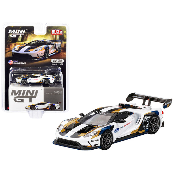 Ford GT Mk II Pebble Beach Concours dElegance (2019) Limited Edition to 7200 pieces Worldwide 1/64 Diecast Model Car by True Scale Miniatures