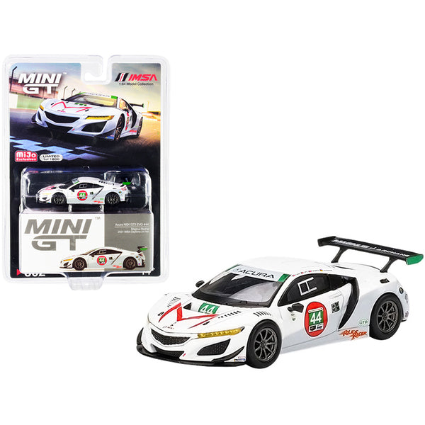 Acura NSX GT3 EVO #44 "Magnus Racing" IMSA Daytona 24H (2021) Limited Edition to 1800 pieces Worldwide 1/64 Diecast Model Car by True Scale Miniatures