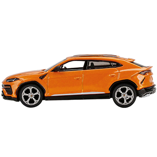 Lamborghini Urus Arancio Borealis Orange Metallic with Sunroof Limited Edition to 2400 pieces Worldwide 1/64 Diecast Model Car by True Scale Miniatures