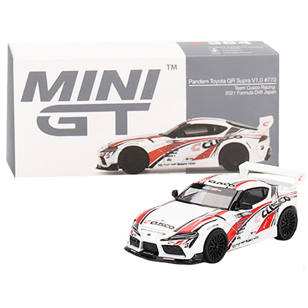 Toyota Pandem GR Supra V1.0 #770 RHD (Right Hand Drive) Yusuke Kusaba "Team Cusco Racing" Formula Drift Japan (2021) Limited Edition to 3000 pieces Worldwide 1/64 Diecast Model Car by True Scale Miniatures