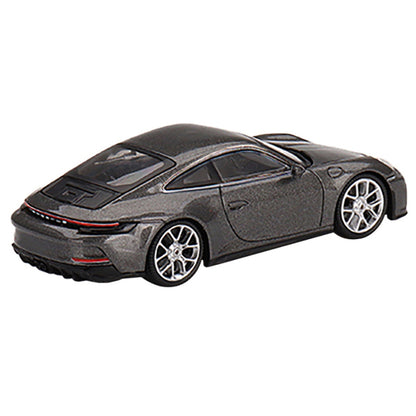 Porsche 911 (992) GT3 Touring Agate Gray Metallic Limited Edition to 3600 pieces Worldwide 1/64 Diecast Model Car by True Scale Miniatures