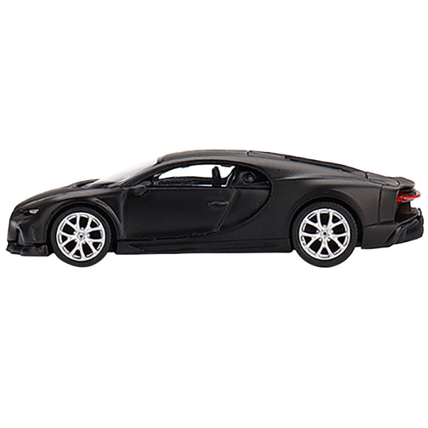 Bugatti Chiron Super Sport 300+ Matt Black Limited Edition to 6600 pieces Worldwide 1/64 Diecast Model Car by True Scale Miniatures