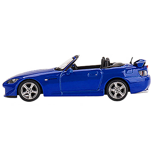 Honda S2000 (AP2) Type S Convertible RHD (Right Hand Drive) Apex Blue Limited Edition to 3000 pieces Worldwide 1/64 Diecast Model Car by True Scale Miniatures