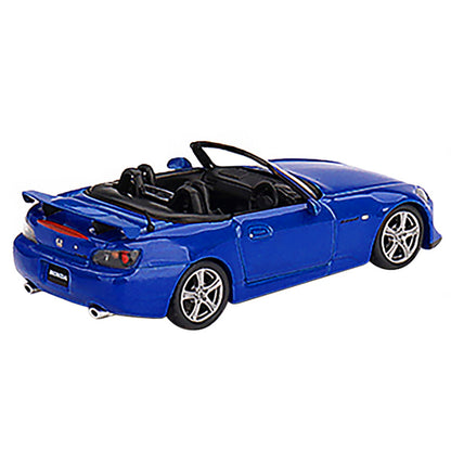 Honda S2000 (AP2) Type S Convertible RHD (Right Hand Drive) Apex Blue Limited Edition to 3000 pieces Worldwide 1/64 Diecast Model Car by True Scale Miniatures