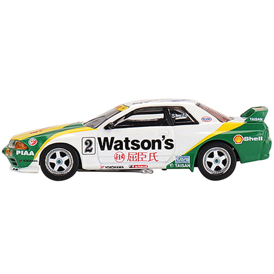 Nissan Skyline GT-R (R32) Gr. A RHD (Right Hand Drive) #2 Mark Skaife "Guia Touring Macau GP" (1991) Limited Edition to 1800 pieces Worldwide 1/64 Diecast Model Car by True Scale Miniatures