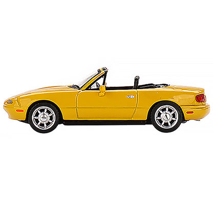 Mazda Miata MX-5 (NA) Convertible Sunburst Yellow Limited Edition to 2400 pieces Worldwide 1/64 Diecast Model Car by True Scale Miniatures