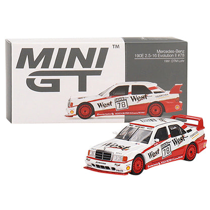 Mercedes-Benz 190E 2.5 16 Evolution II #78 Ellen Lohr "DTM (Deutsche Tourenwagen Meisterschaft)" (1991) Limited Edition to 1800 pieces Worldwide 1/64 Diecast Model Car by True Scale Miniatures