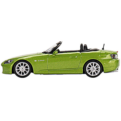 Honda S2000 (AP2) Convertible Lime Green Metallic Limited Edition to 1800 pieces Worldwide 1/64 Diecast Model Car by True Scale Miniatures