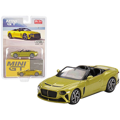 Bentley Mulliner Bacalar Yellow Flame Metallic Limited Edition to 1800 pieces Worldwide 1/64 Diecast Model Car by True Scale Miniatures