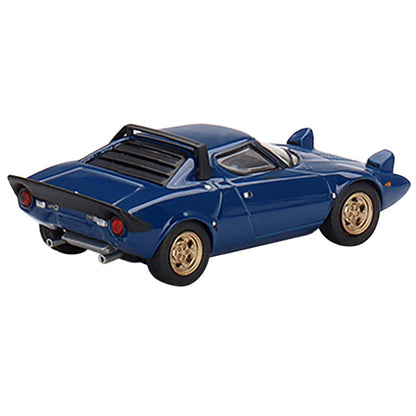 Lancia Stratos HF Stradale Bleu Vincennes Blue Limited Edition to 1800 pieces Worldwide 1/64 Diecast Model Car by True Scale Miniatures