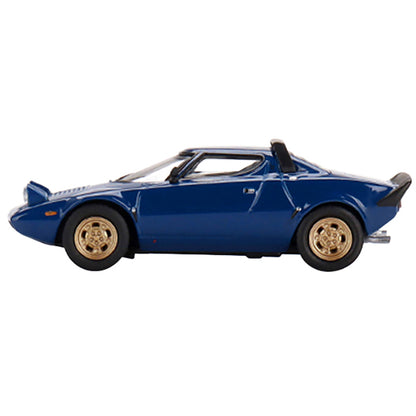 Lancia Stratos HF Stradale Bleu Vincennes Blue Limited Edition to 1800 pieces Worldwide 1/64 Diecast Model Car by True Scale Miniatures